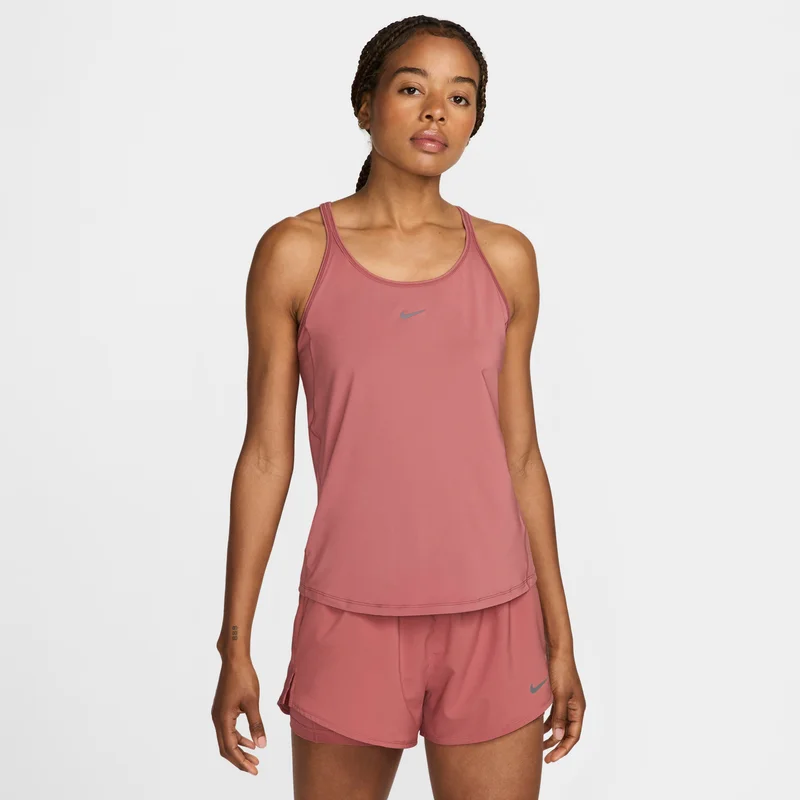 Nike Pink Women's One Classic Dri-FIT Strappy Tank Top for Women | Best Price UAE